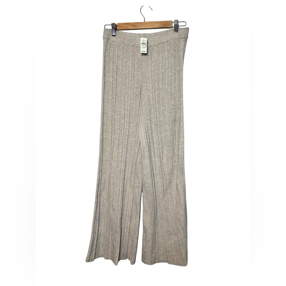 NWT Aerie Women's Tan Ribbed Pants Size Medium